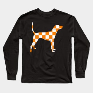 Tennessee Hound Dog Sport Lovers Orange Blooded Long Sleeve T-Shirt